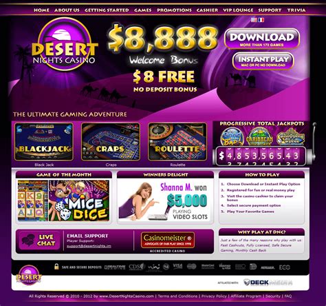 Desert nights casino codigo promocional